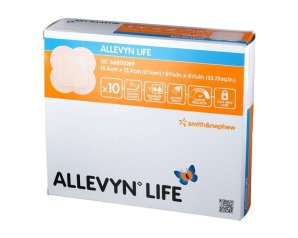 Allevyn Life 15,4 x 15,4 cm 10 pezzi medicazione in schiuma adesiva per la protezione delle ferite