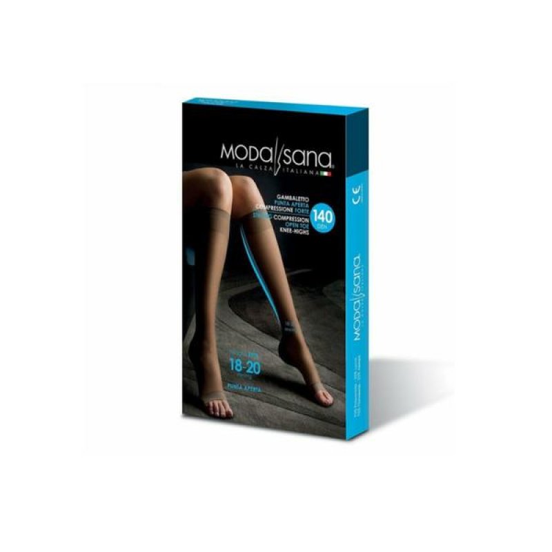 Calze a compressione 140 den Modasana Playa 2 gambaletto riposante donna uomo elastiche contenitive Calze a compressione 140 den Modasana Playa 2 gambaletto riposante donna uomo elastiche contenitive