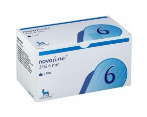 Bb Farma Ago Per Penna Da Insulina Novofine Gauge 31 Lunghezza 6 Mm 100 Pezzi