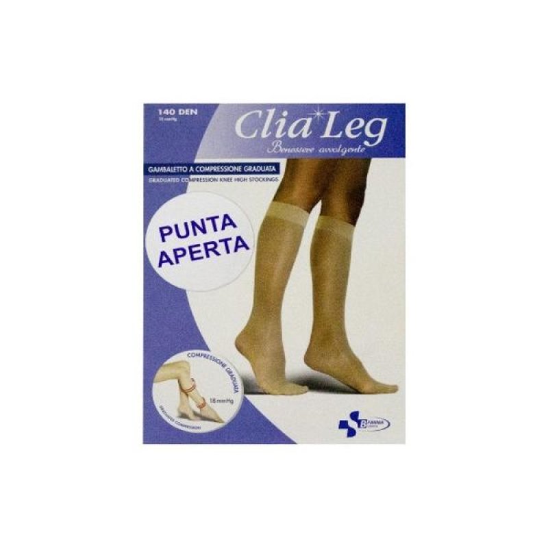 Budetta Farma Gambaletto Clialeg K1 Punta Aperta Colore Beige Taglia 3 Budetta Farma Gambaletto Clialeg K1 Punta Aperta Colore Beige Taglia 3