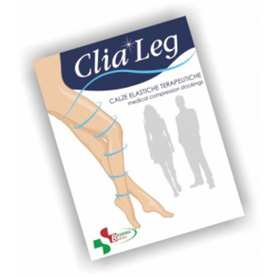 Clialeg gambaletto K1 punta aperta beige 4 calza elastica a compressione graduata Clialeg gambaletto K1 punta aperta beige 4 calza elastica a compressione graduata