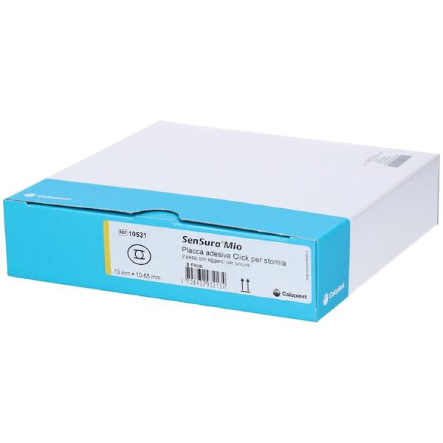 Sensura Mio Click sacca per colostomia 70 millimetri sistema a due pezzi con placca adesiva morbida per stomia Sensura Mio Click sacca per colostomia 70 millimetri sistema a due pezzi con placca adesiva morbida per stomia