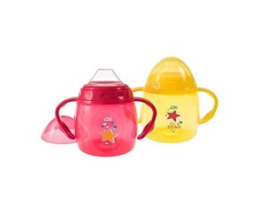 Mebby Tazza Anti-Goccia Fucsia Con Beccuccio Morbido 280 ml 6+ M 1 Pezzo