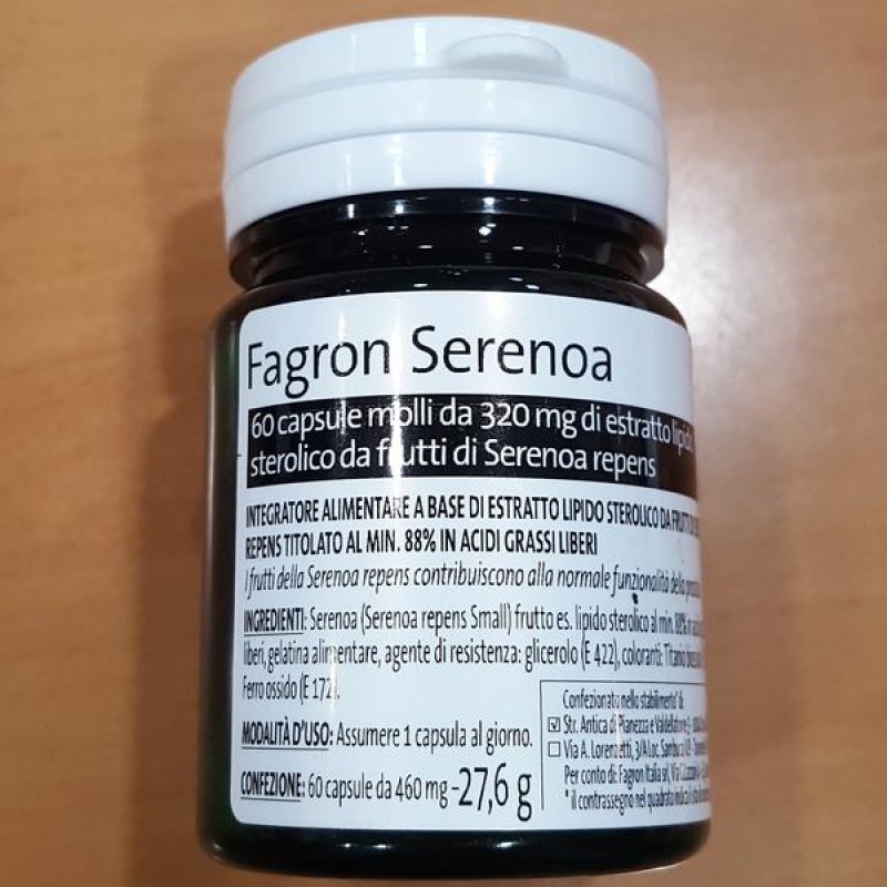 Fagron Serenoa Perle Integratore a Base di Serenoa Repens 60 Perle per Benessere della Prostata e dell’Apparato Urinario Fagron Serenoa Perle Integratore a Base di Serenoa Repens 60 Perle per Benessere della Prostata e dell’Apparato Urinario