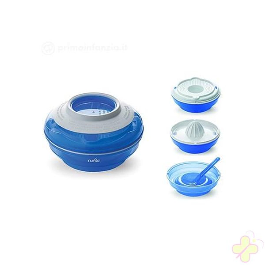 Nuvita Pappafacile 4 in 1 set blu - set pappa 4 in 1 per svezzamento bambini Nuvita Pappafacile 4 in 1 set blu - set pappa 4 in 1 per svezzamento bambini