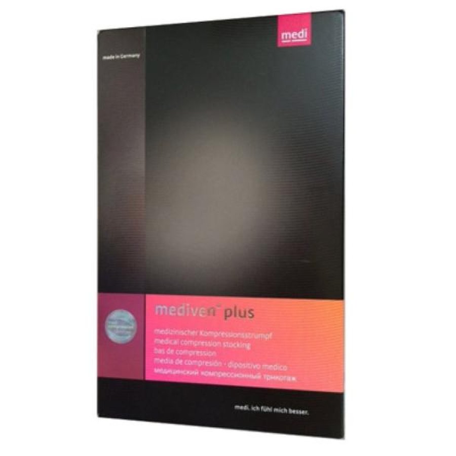 Collant a Compressione Medi Plus Classe 1 Nero Taglia L-3 Collant a Compressione Medi Plus Classe 1 Nero Taglia L-3