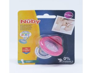 Nuby succhietto ortodontico Nat-Flex 6m+ - succhietto in silicone per bambini