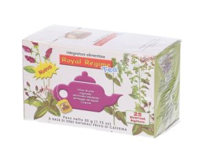Royal Regime Tea Tisana Dimagrante 25 Bustine Tè Erboristico Drenante e Depurativo