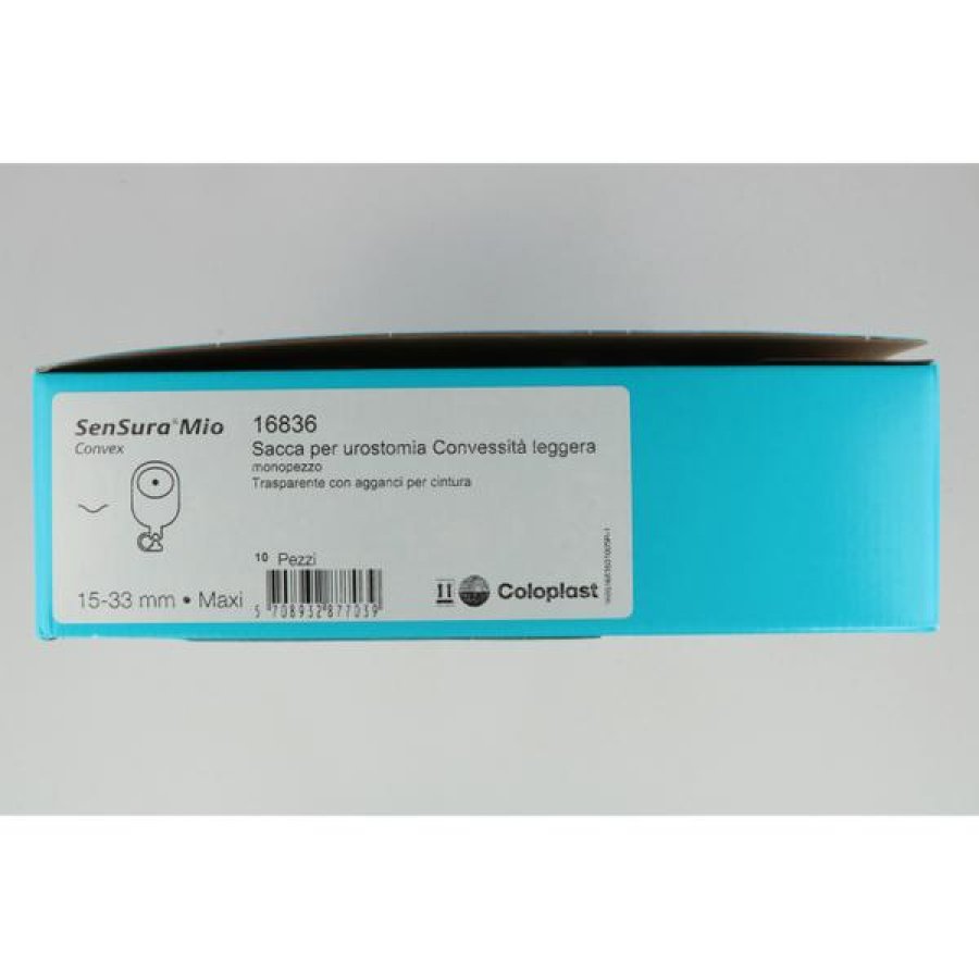 Sensura Mio sacca per urostomia Convex Light Maxi 15-33 mm dispositivo medico per stomia urinaria Sensura Mio sacca per urostomia Convex Light Maxi 15-33 mm dispositivo medico per stomia urinaria