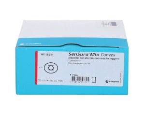 Placca per stomia Coloplast SenSura Mio adesiva 50 mm foro ritagliabile 15-30 mm codice 927100329