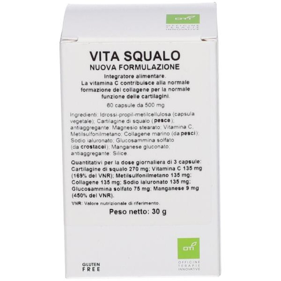 Oti Vita Squalo Integratore Alimentare 60 Capsule all’Olio di Fegato di Squalo per Difese Immunitarie e Benessere Generale Oti Vita Squalo Integratore Alimentare 60 Capsule all’Olio di Fegato di Squalo per Difese Immunitarie e Benessere Generale