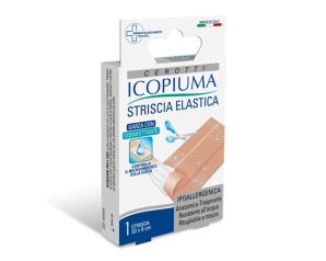 Icopiuma Cerotti Striscia in Cotone Elastico Ipoallergenica 50x6 cm