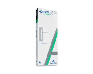 Aquacel Ag Surgical 9x25 cm 10 pezzi - medicazione post chirurgica con argento antimicrobico
