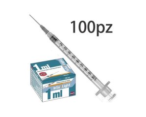 Siringhe insulina 1 ml 100 pezzi Cavallaro - siringhe sterili monouso per insulina