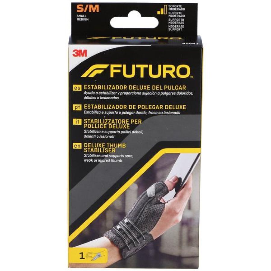 Futuro Deluxe stabilizzatore polso DX S/M - tutore polso destro taglia S/M Futuro Deluxe stabilizzatore polso DX S/M - tutore polso destro taglia S/M