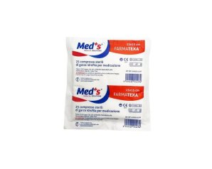 Med's Farmatexa - Compresse Sterili Garza Idrofila Medicazione 15x15 cm 25Pezzi
