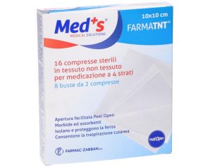 Meds TNT sterile 10x10 cm 16 pezzi - garze sterili in TNT