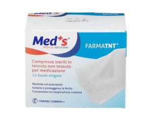 Med's Farmatnt - Garza Compressa Tessuto Non Tessuto Peel Open 5x5cm 12 Pezzi