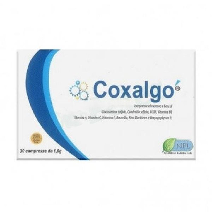 Coxalgo 30 Compresse 1,6 g Integratore per il Benessere delle Articolazioni Coxalgo 30 Compresse 1,6 g Integratore per il Benessere delle Articolazioni