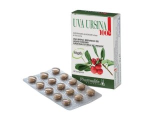 Uva ursina 100% 60 compresse - integratore a base di uva ursina per vie urinarie