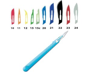 Bisturi sterile monouso lama 10 MEDS 1 pezzo bisturi chirurgico per uso medicale