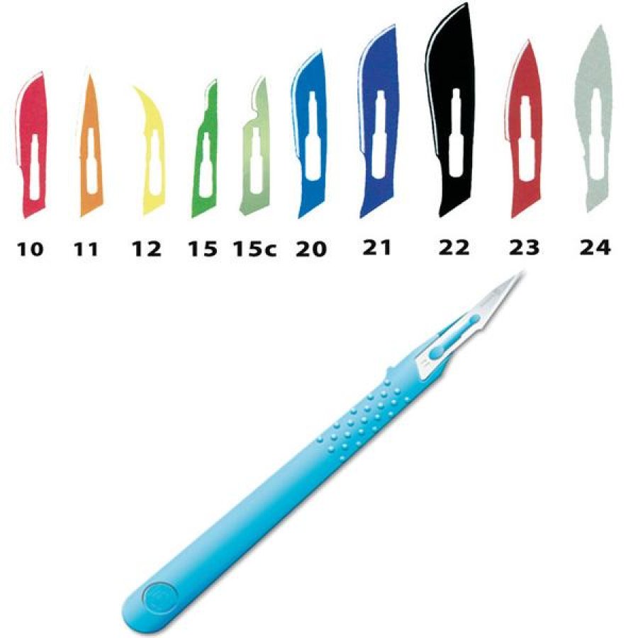 Bisturi sterile monouso lama 10 MEDS 1 pezzo bisturi chirurgico per uso medicale Bisturi sterile monouso lama 10 MEDS 1 pezzo bisturi chirurgico per uso medicale