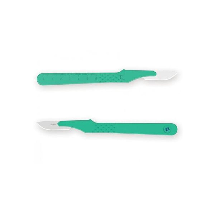 Bisturi monouso sterile figura 22 Zabbani lama chirurgica Bisturi monouso sterile figura 22 Zabbani lama chirurgica