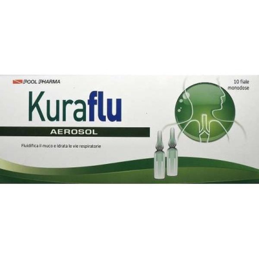 Pool Pharma Kuraflu Aerosol Soluzione Isotonica Nebulizzabile 10 Fiale Monodose Pool Pharma Kuraflu Aerosol Soluzione Isotonica Nebulizzabile 10 Fiale Monodose