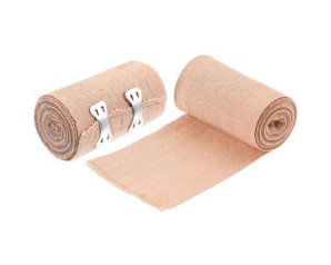 Curideal benda elastica 6 cm x 4,5 m - benda elastica autoadesiva per fissaggio e compressione