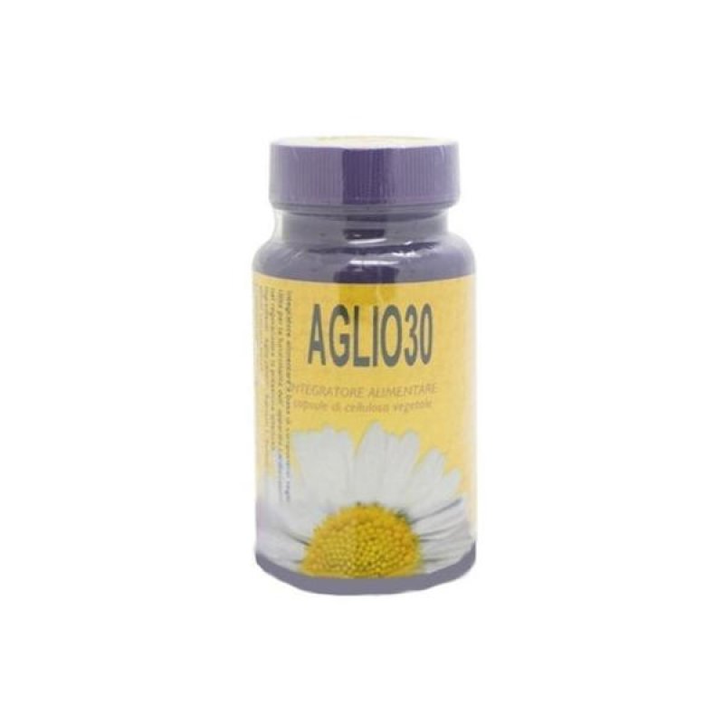 Biosalus Aglio 30 60 Capsule &ndash; Integratore di Aglio Odorless per Benessere Cardiovascolare e Controllo del Colesterolo