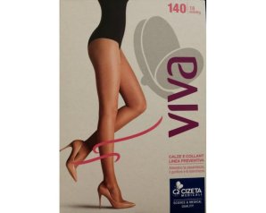 Viva 140 collant maternità nero tg 4 a compressione graduata 140 denari per gambe leggere in gravidanza