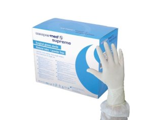 Guanti chirurgici senza polvere 7,5 2 pezzi - guanti sterili monouso in lattice