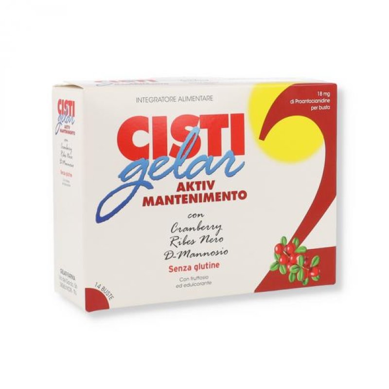 Cistigelar Aktiv Integratore Alimentare per Benessere delle Vie Urinarie 14 Bustine Cistigelar Aktiv Integratore Alimentare per Benessere delle Vie Urinarie 14 Bustine