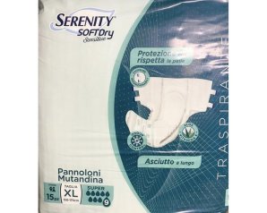 Seniorcare Pannoloni Mutandina per Incontinenza Taglia Grande 15 Pezzi