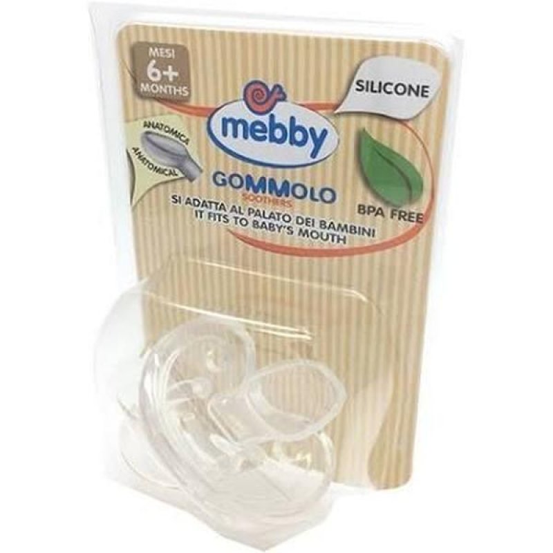 Mebby succhietto asimmetrico silicone 6+ Boy - succhietto fisiologico per bambini Mebby succhietto asimmetrico silicone 6+ Boy - succhietto fisiologico per bambini