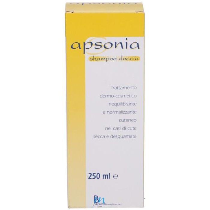Apsonia shampoo/doccia cute secca 250 ml shampoo doccia per pelle secca Apsonia shampoo/doccia cute secca 250 ml shampoo doccia per pelle secca