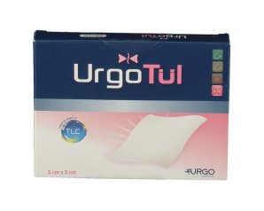 Urgotul Contact Medic Medicazione Avanzata Non Aderente per Ferite 5 x 5 cm Confezione da 10 Pezzi