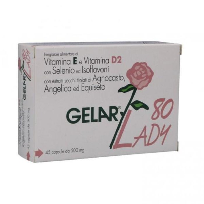 Gelar Lady Integratore Alimentare Donna 45 Capsule per Benessere Femminile e Equilibrio Ormonale Gelar Lady Integratore Alimentare Donna 45 Capsule per Benessere Femminile e Equilibrio Ormonale