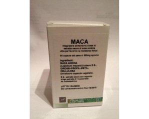 OTI Maca 400 milligrammi 60 capsule integratore naturale energizzante e tonico per stanchezza fisica e mentale