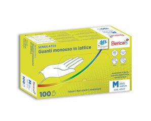 Guanti latt talc l 100pz sensila