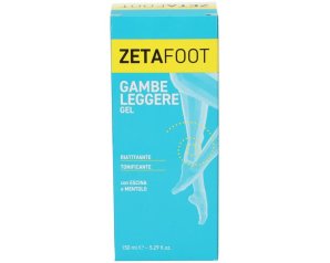 Zetaf Gel Gambe Leggere 150 millilitri Defaticante e Rinfrescante per il Benessere delle Gambe