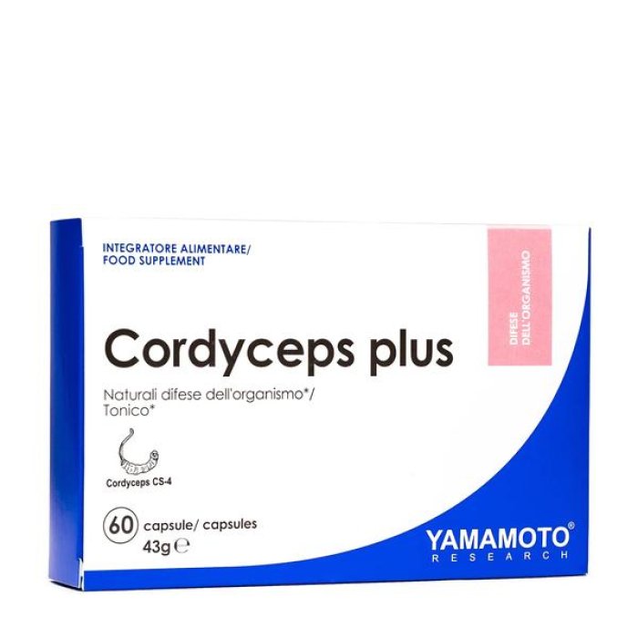 Cordyceps Plus Integratore 60 Capsule &ndash; Fungoterapia ad Azione Anti Stanchezza, Anti Affaticamento e Supporto per Difese Immunitarie