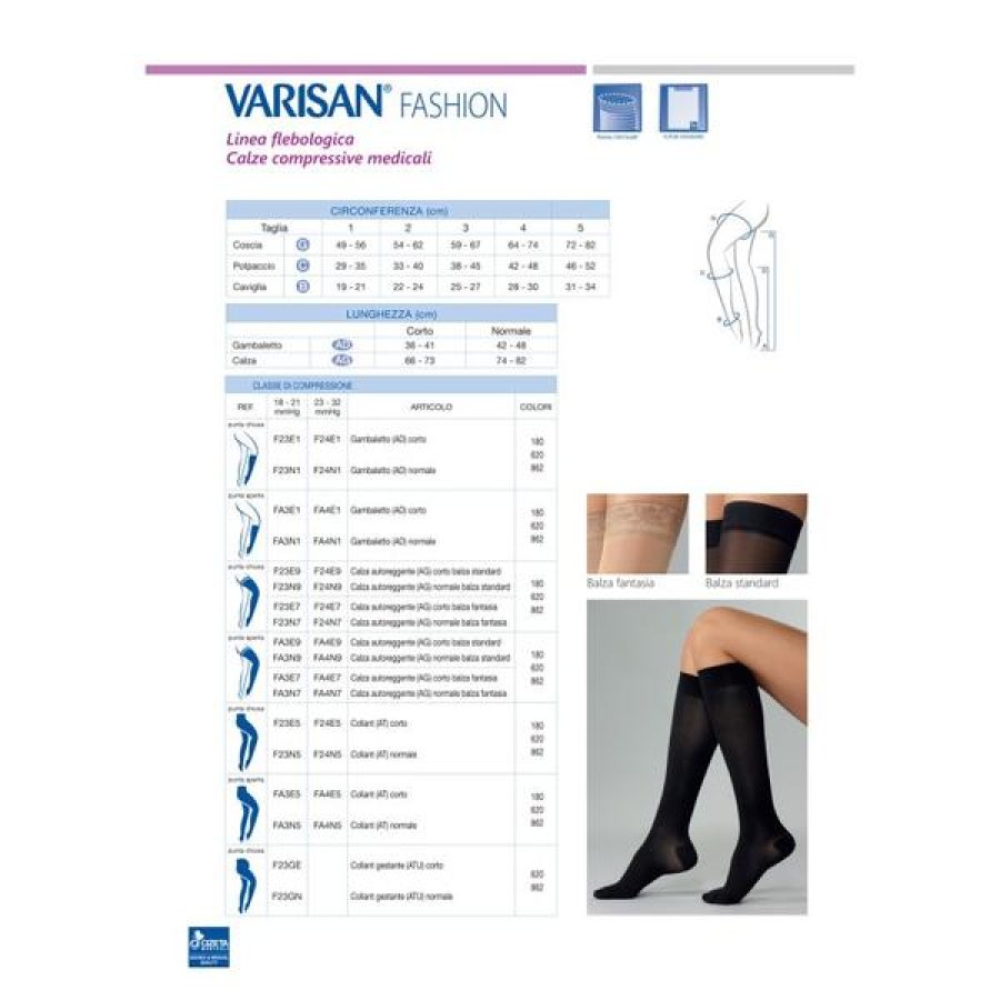 Varisan collant terapeutico K1 cotone n.2 - collant a compressione graduata classe 1 Varisan collant terapeutico K1 cotone n.2 - collant a compressione graduata classe 1