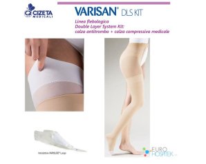 Varisan Top K1 DLS kit AG prova colore tono 5 calza compressiva classe 1