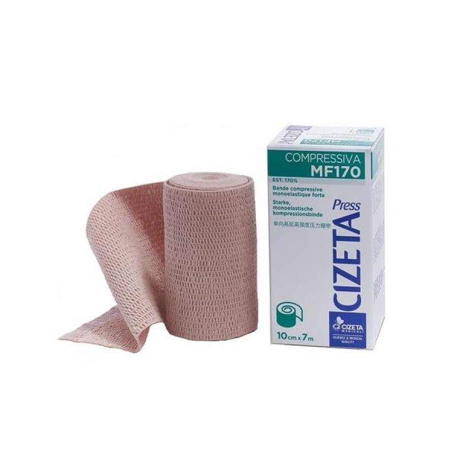 CZ Press Benda MF170 7m x 12cm - Benda Monoelastica Forte a Compressione Cizeta Medicali CZ Press Benda MF170 7m x 12cm - Benda Monoelastica Forte a Compressione Cizeta Medicali