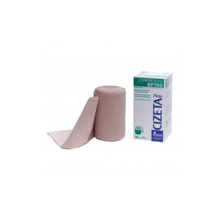 CZ Press Benda M80 Zinco 7m x 10cm - Benda a Pasta di Zinco ad Alta Compressione CZ Press Benda M80 Zinco 7m x 10cm - Benda a Pasta di Zinco ad Alta Compressione