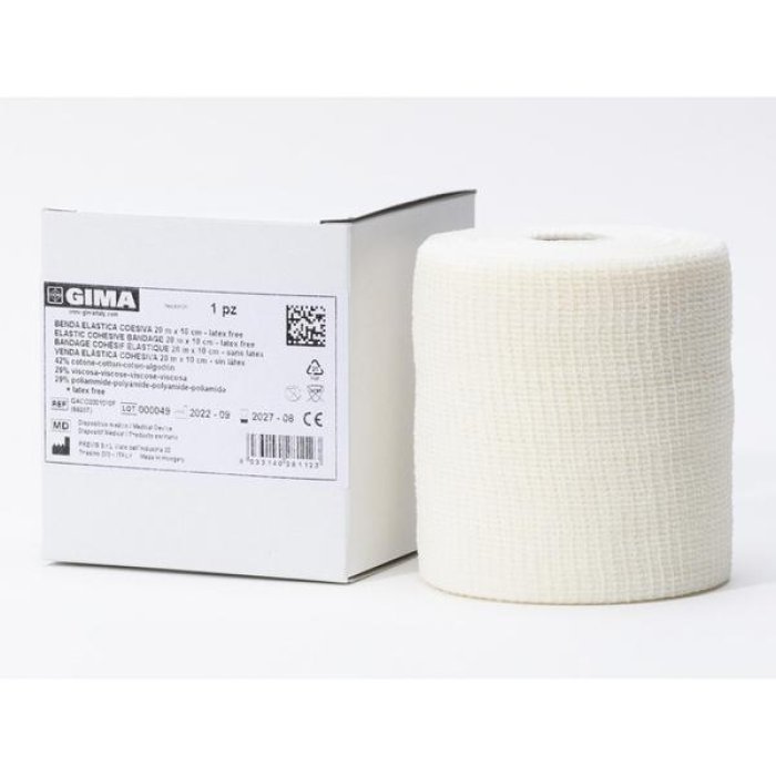Cz Press Benda Com50 20 m x 10 cm - Benda Monoelastica Coesiva di Fissaggio a Compressione Cz Press Benda Com50 20 m x 10 cm - Benda Monoelastica Coesiva di Fissaggio a Compressione