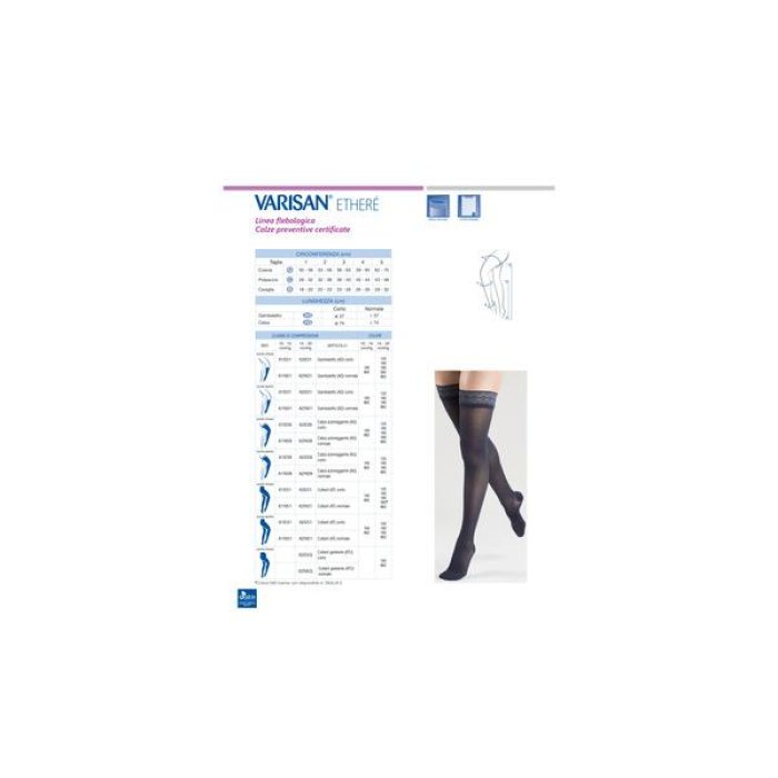Calze a Compressione Graduata Varisan Eth 1015 per Gambe Stanche, Vene Varicose e Problemi di Circolazione Calze a Compressione Graduata Varisan Eth 1015 per Gambe Stanche, Vene Varicose e Problemi di Circolazione