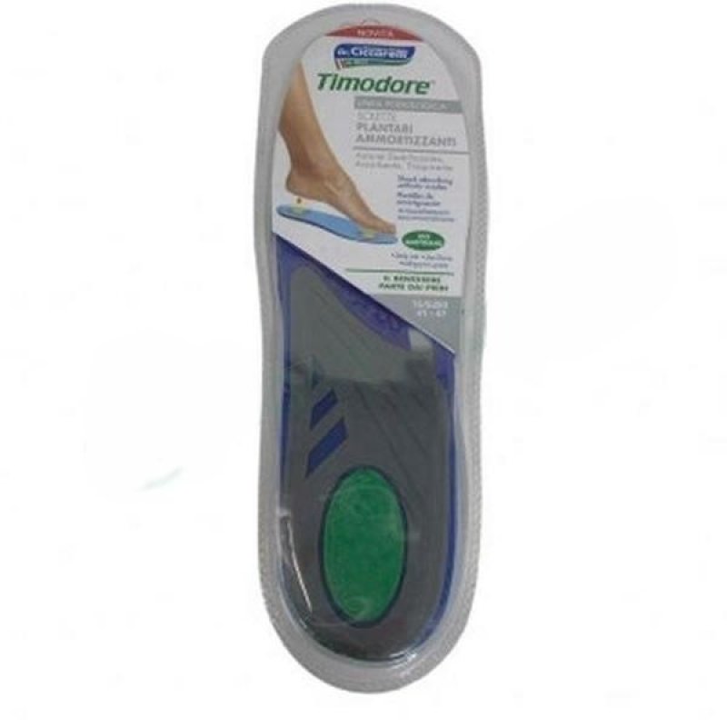 Timodore Plantari Ammortizzanti Deodoranti per Scarpe Misura 41-47 Timodore Plantari Ammortizzanti Deodoranti per Scarpe Misura 41-47