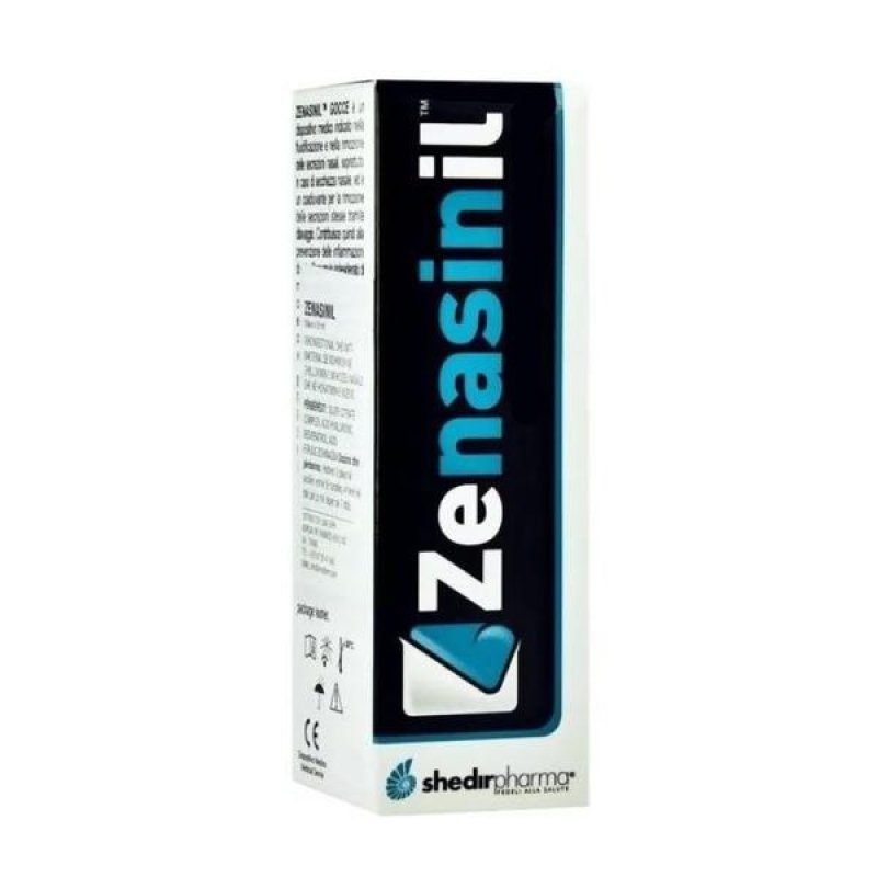 ZENASINIL Spray Nasale Ipertonico Decongestionante 50 ml per Raffreddore e Sinusite ZENASINIL Spray Nasale Ipertonico Decongestionante 50 ml per Raffreddore e Sinusite